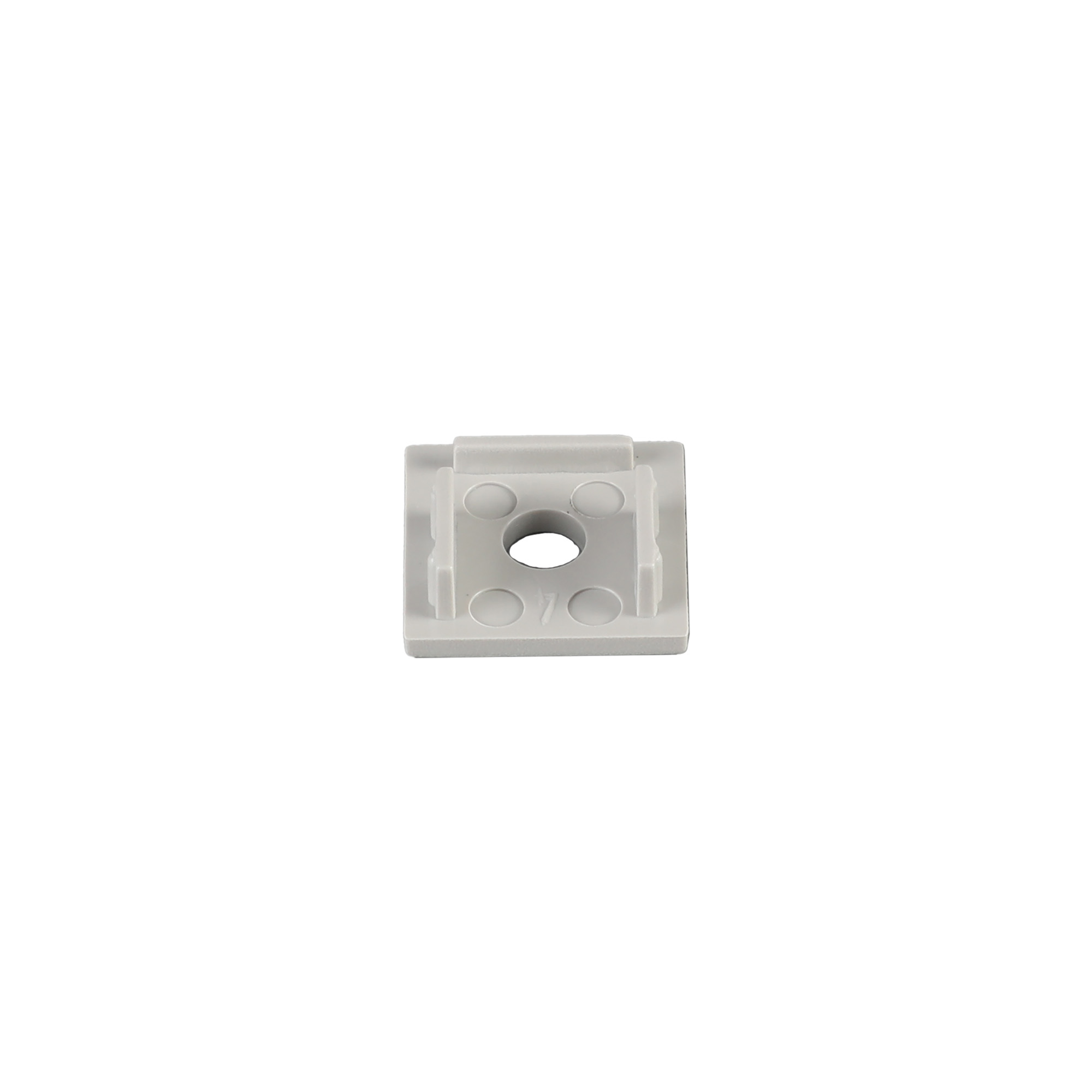 M8068  Tiras 56mm x 15mm Grey Profile End Cap With Hole (1pc) for M8067